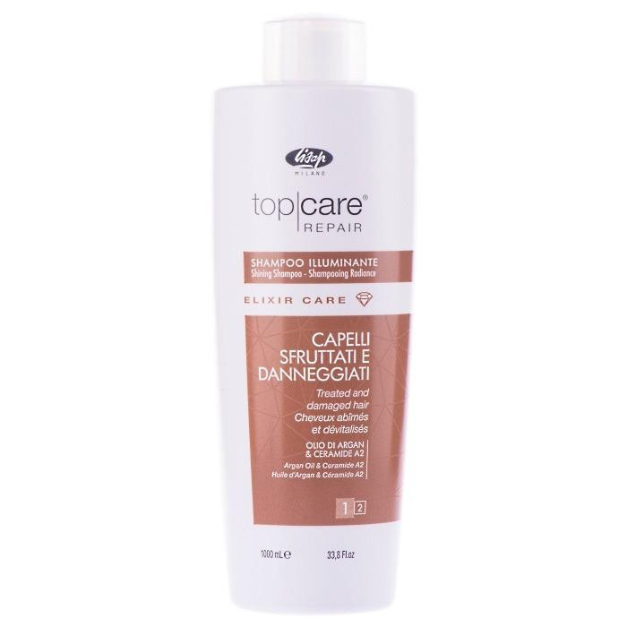 Lisap Шампунь для блеска  Top Care Repair Eliixir Care shining shampoo 1000 мл (1100580000014) - зображення 1