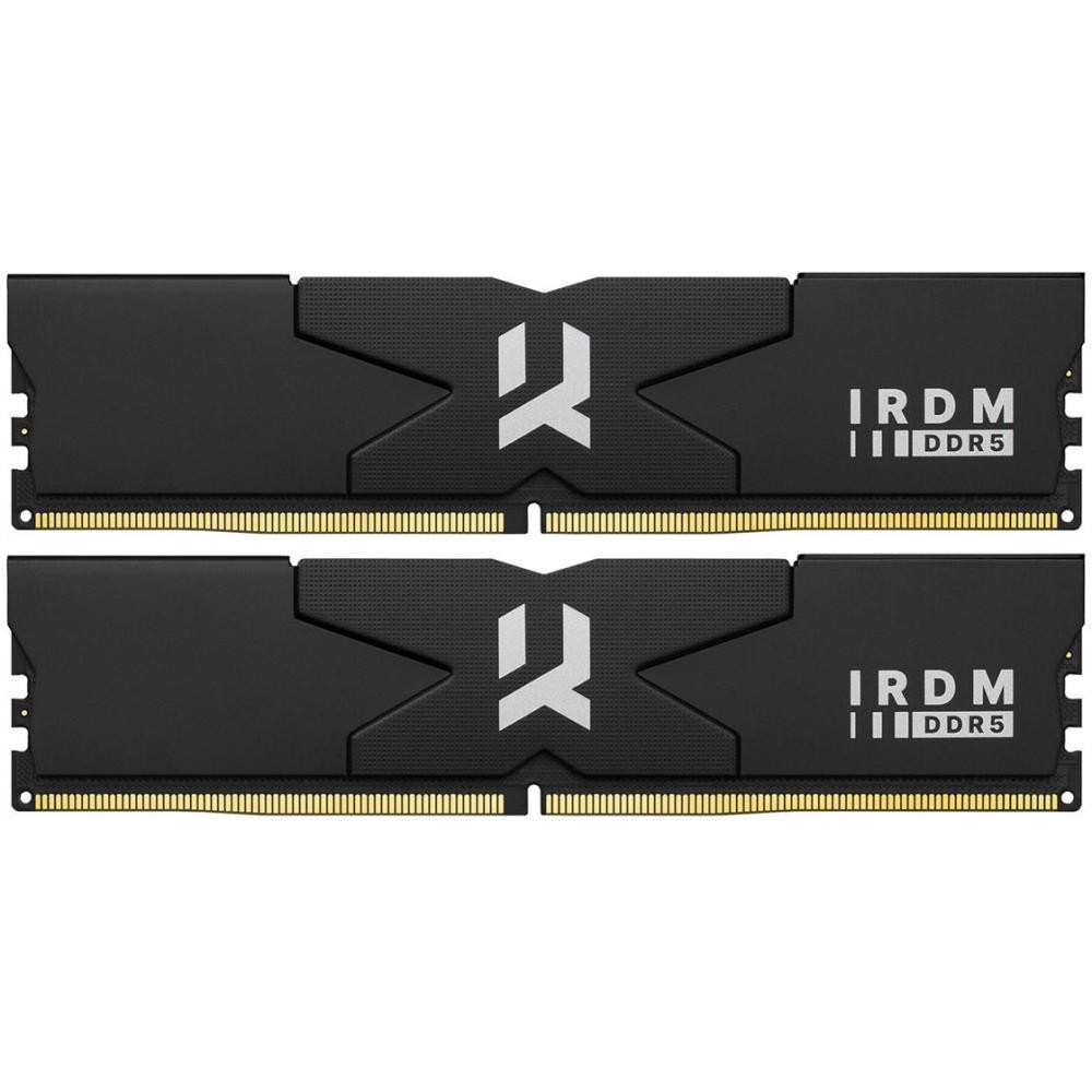 GOODRAM 64 GB (2x32GB) DDR5 6800 MHz IRDM Black (IR-6800D564L34/64GDC) - зображення 1