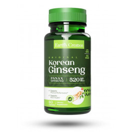   Earth's Creation Korean Ginseng 520 mg, 100 капсул