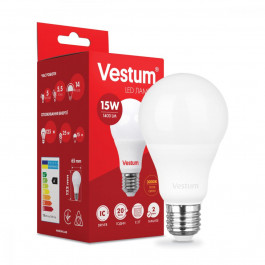   Vestum LED A65 15W 3000K 220V E27 (1-VS-1102)