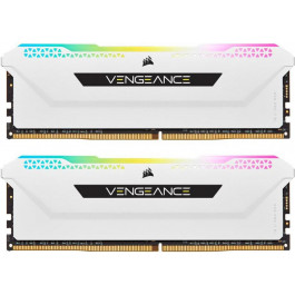   Corsair 32 GB (2x16GB) DDR4 3600 MHz Vengeance RGB Pro SL White (CMH32GX4M2D3600C18W)