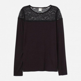   H&M Лонгслив  7994270log M Черный (PS2030000170296)