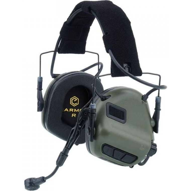 Earmor M32 MARK3 DUAL COM (FG) Olive - зображення 1