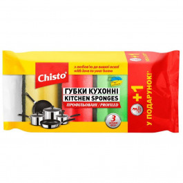   Chisto Губка Профилированные 4 шт (4823098407492)