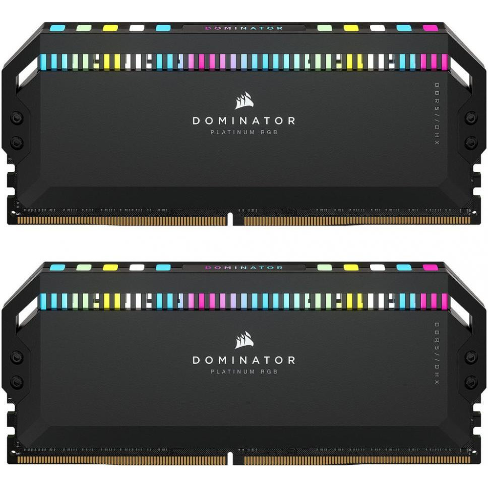 Corsair 64 GB (2x32GB) DDR5 6800 MHz DOMINATOR PLATINUM RGB (CMT64GX5M2B6800C40) - зображення 1