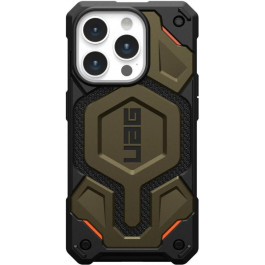   URBAN ARMOR GEAR iPhone 15 Pro Max Monarch Pro Magsafe, Kevlar Elemental Green (11422211397B)