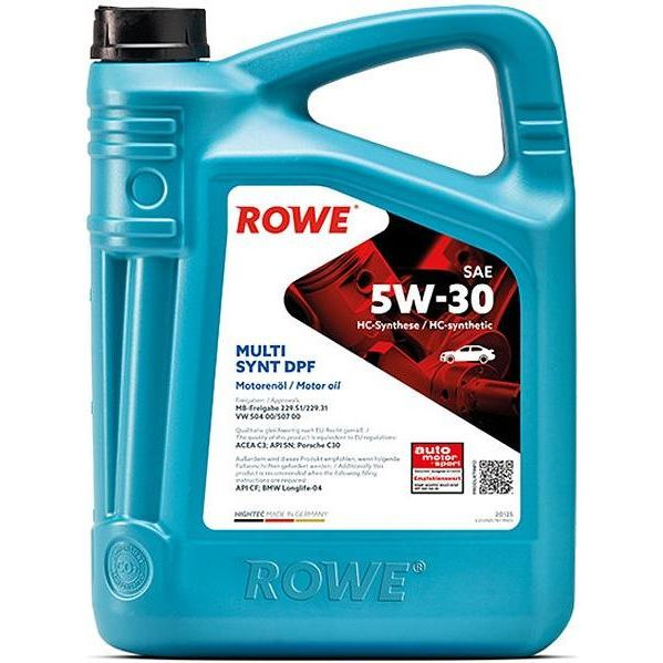 ROWE Hightec Multi Synt DPF 5W-30 5л - зображення 1