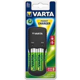   Varta Pocket Charger + 4AA 2600 mAh NI-MH (57642101471)