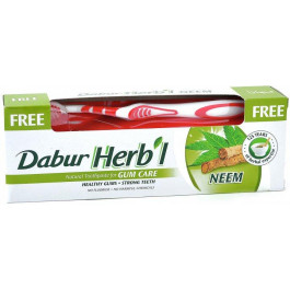   Dabur Зубная паста  Herb'l Ніім 150 г + щетка (6291069700282)