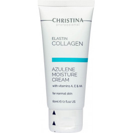   CHRISTINA Увлажняющий крем для нормальной кожи  Elastin Collagen Azulene Moisture Cream with Vitamins A E & HA