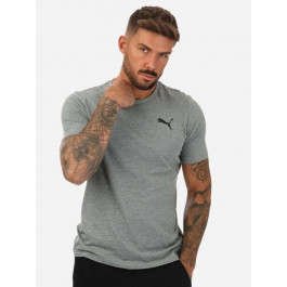   PUMA Футболка  Ess Small Logo Tee 58666853 S Medium Gray Heather-Medium Gray Heather-Cat (4063697400900)