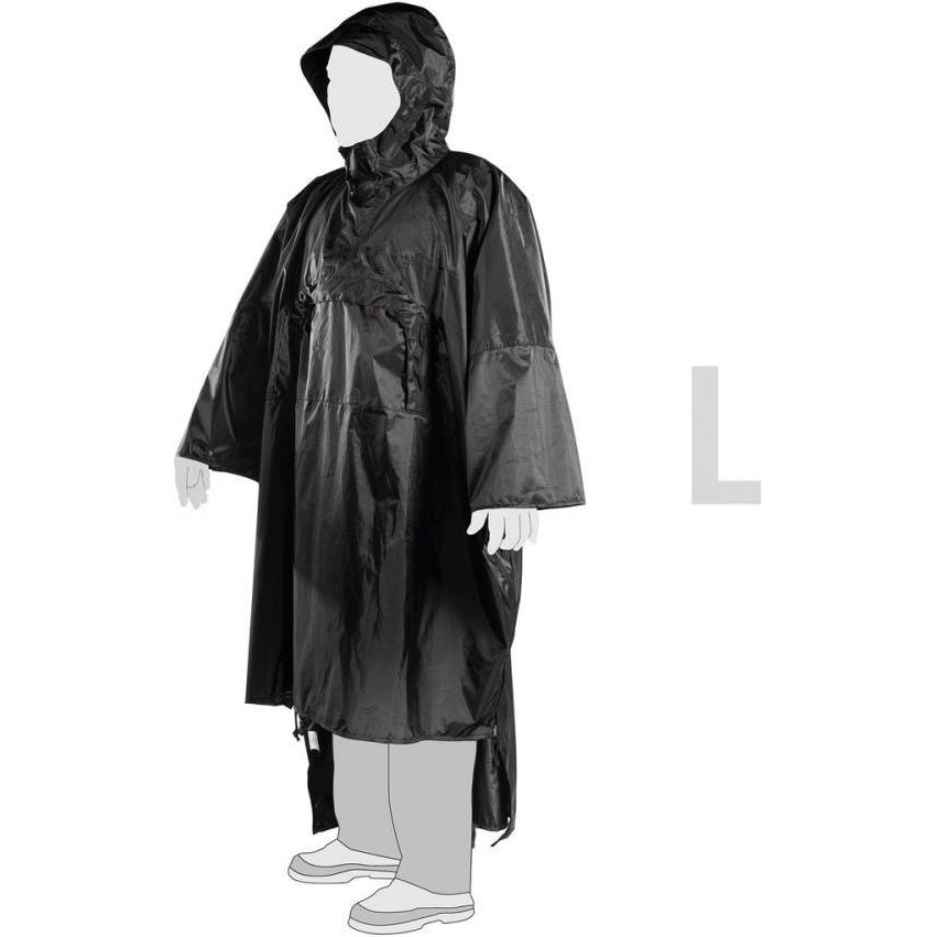 Tasmanian Tiger Tac Poncho / розмір L, Black (7642.040 L) - зображення 1