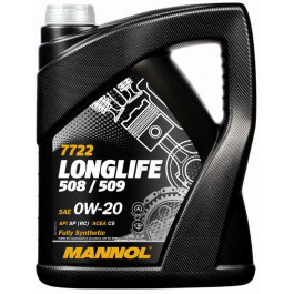   Mannol 7722 O.E.M. Longlife 508 509 0W-20 5л