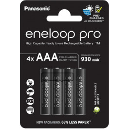   Panasonic Eneloop Pro AAA 930 мА·год 4BP 4 шт. (BK-4HCDE/4CP)