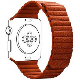   ArmorStandart Ремінець  Leather Loop для Apple Watch 38mm/40mm Orange (ARM57838)