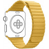 ArmorStandart Ремінець  Leather Loop для Apple Watch 42mm/44mm Yellow (ARM57842) - зображення 1