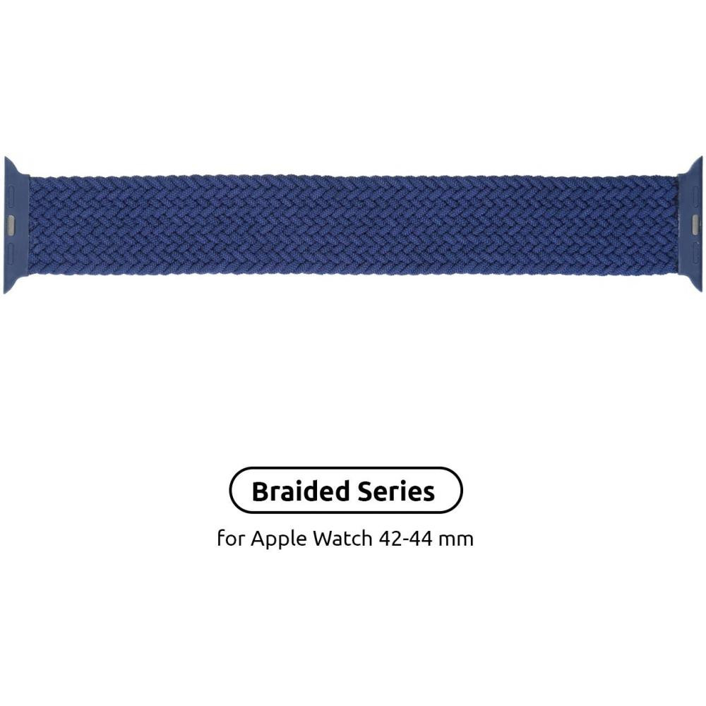 ArmorStandart Ремінець  Braided Solo Loop для Apple Watch 42mm/44mm Atlantic Blue Size 8 (160 mm) (ARM58079) - зображення 1