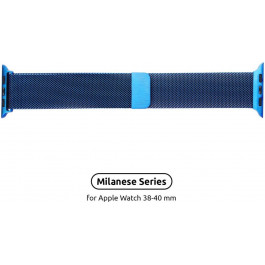   ArmorStandart Браслет металлический  Milanese Loop для Apple Watch 38mm 40mm Dark Blue (ARM48698) ARM48698