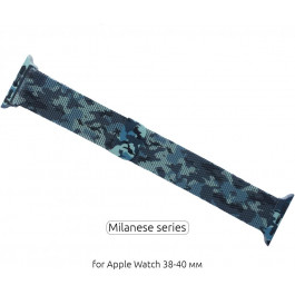   ArmorStandart Браслет металлический  Milanese Loop для Apple Watch 38mm 40mm Military Blue (ARM52953) ARM52953