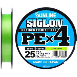   Sunline Siglon PE X4 / Light Green / #1.5 / 0.209mm 150m 11.0kg