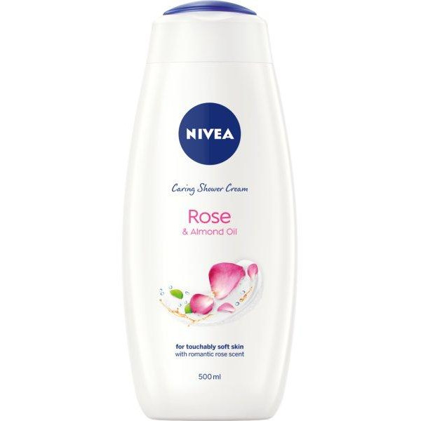 Nivea Гель-догляд для душу  Rose&Almond oil, 500 мл (4006000028798) - зображення 1