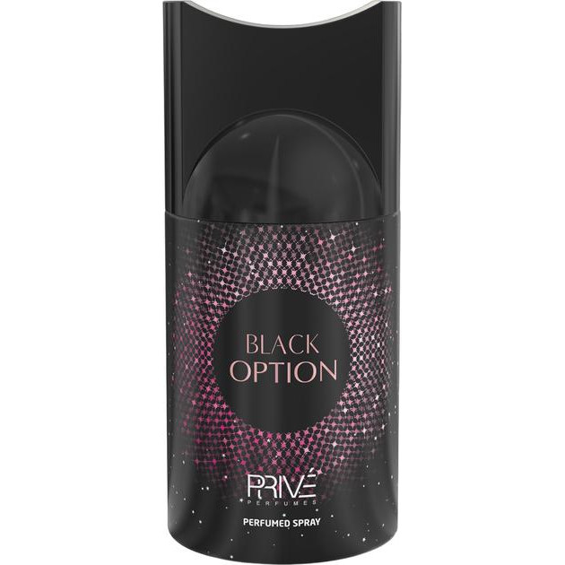 Prive Perfumes Парфумований дезодорант для жінок  Black Option 250 мл (6291108522066) - зображення 1