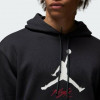 Nike Чорна чоловіча кофта  M J ESS FLC BASELINE HOODIE FD7545-010 - зображення 4