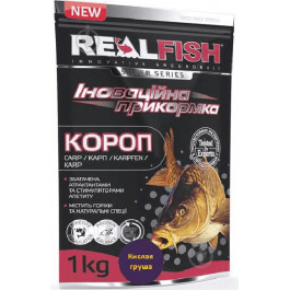   RealFish Прикормка "Карп" (Кислая груша) 1.0kg