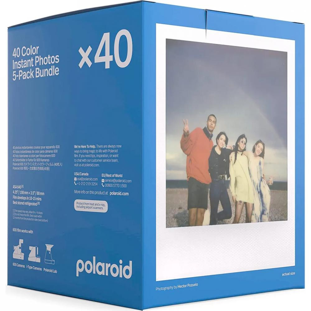 Polaroid Color Film for 600 Color Frames x40 film pack (6013) - зображення 1