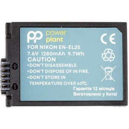   PowerPlant Аккумулятор PowerPlant Nikon EN-EL25 1280mAh (декодирован) (876699)