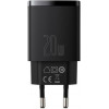 Baseus Compact Quick Charger U+C 20W Black (CCXJ-B01) - зображення 9