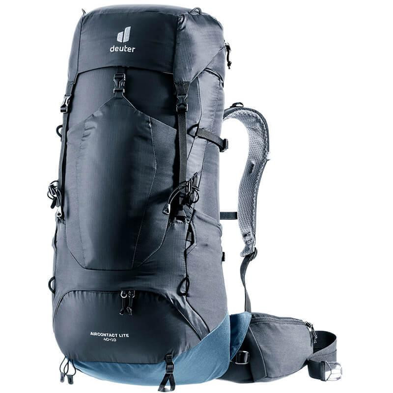 Deuter Aircontact Lite 40+10 / black-marine (3340123-7319) - зображення 1