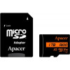 Apacer 1 TB microSDXC UHS-I U3 V30 A2 Class 10 + SD-adapter (AP1TBMCSX10U8-R) - зображення 1