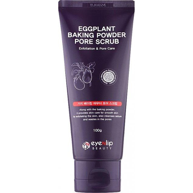 Eyenlip Скраб для обличчя  Eggplant Baking Powder Pore Scrub з содою від чорних цяток 100 г (8809555251682) - зображення 1