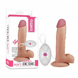   LoveToy The Ultra Soft Dude Vibrating 9 Телесный (6452LVTOY375-07)