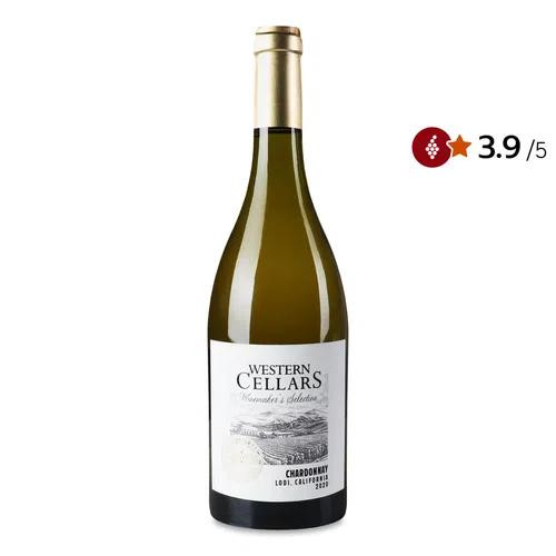 Western Cellars Вино  Winemaker's Select Chardonnay, біле, сухе, 13%, 0,75 л  (3263280120678) - зображення 1