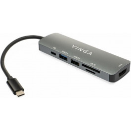   Vinga USB Type-C Hub 6 in 1 (VHC6)