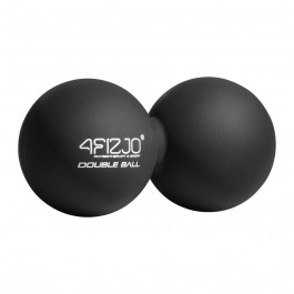   4FIZJO Lacrosse Double Ball 6.5 x 13.5 смBlack (4FJ1226)