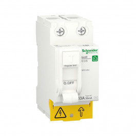   Schneider Electric УЗО Resi9 63A 30 мА 2P тип АС (R9R51263)