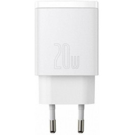   Baseus Compact Quick Charger U+C 20W White (CCXJ-B02)