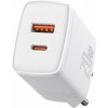 Baseus Compact Quick Charger U+C 20W White (CCXJ-B02) - зображення 2