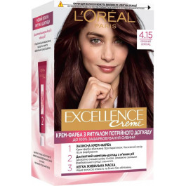   L'Oreal Paris Стійка крем-фарба для волосся  Excellence Creme 4.15 - Морозний шоколад (3600524093990)