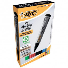   BIC Набір маркерів перманентних 4 шт  2000 ECO 1.7 мм Кольоровий (3086120120047)