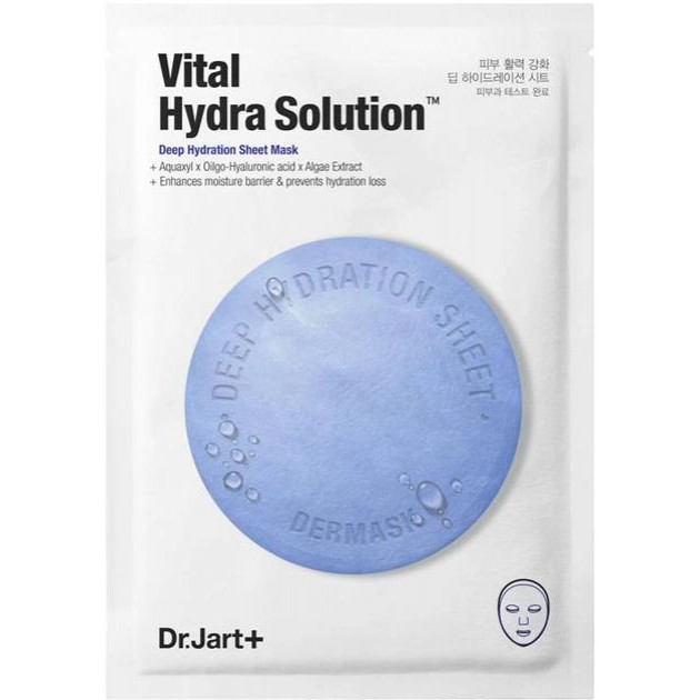 Dr. Jart+ Маска для лица + Dermask Water Jet Vital Hydra Solution увлажняющая, 25 г (8809380645526) - зображення 1