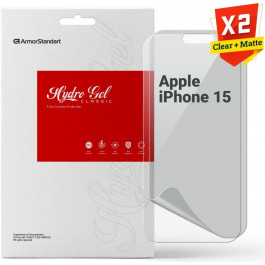   ArmorStandart Плівка захисна  Kit Clear + Matte Apple iPhone 15 (ARM80694)