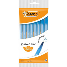   BIC Ручка кулькова  Round Stic Classic, 0,32 мм, синій, 8 шт. (928497)