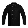 Brandit PLASZCZ  PEA COAT BLACK 5XL - зображення 1