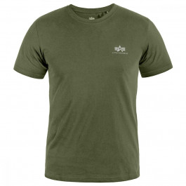 Alpha Industries Футболка T-shirt  Basic Small Logo - Dark Olive