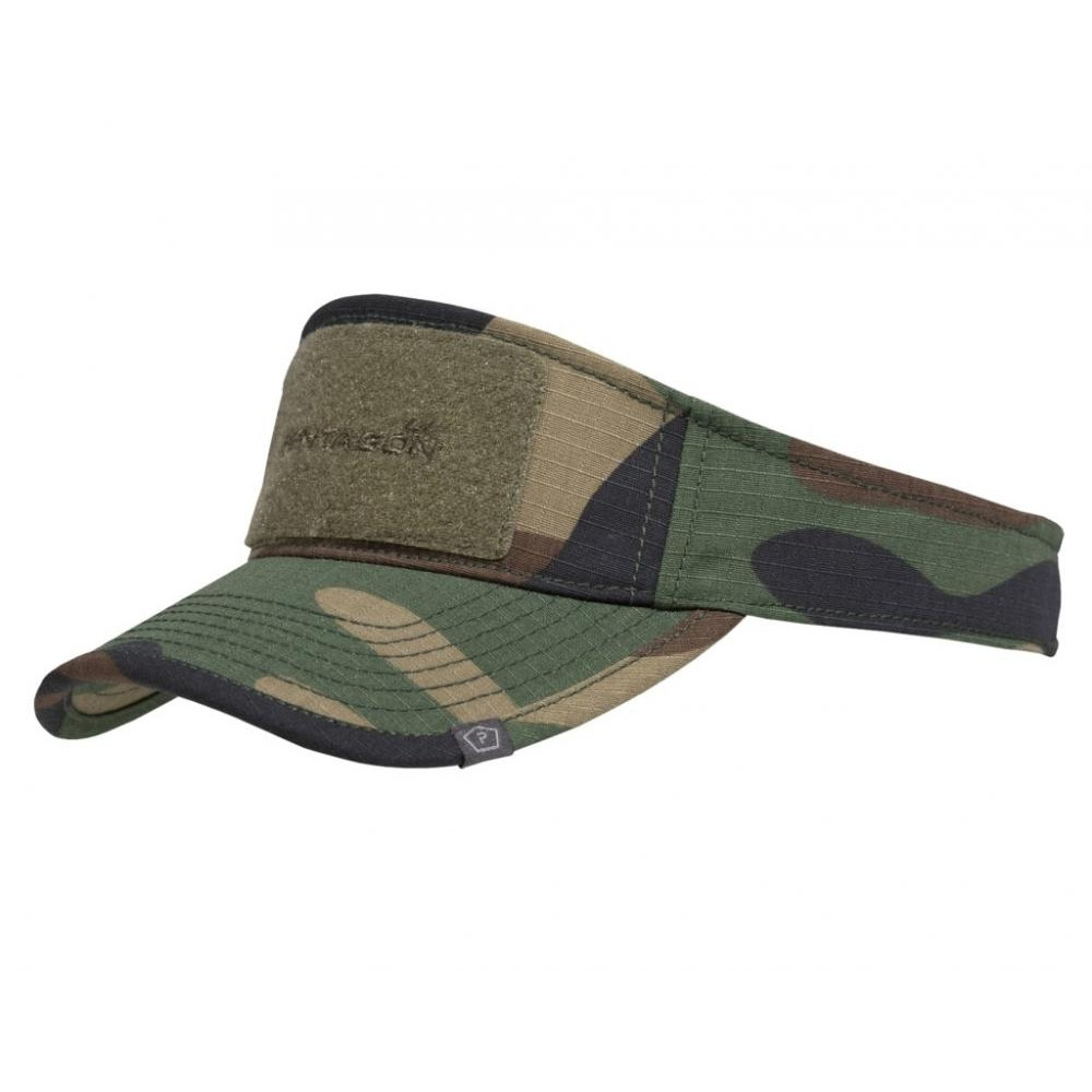 Pentagon Тактичний дашок Pentagon VISOR Tactical Cap K13044 Woodland - зображення 1