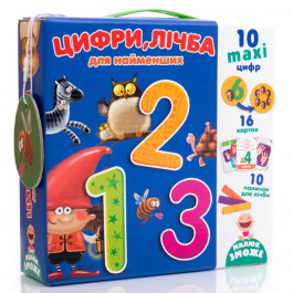   Vladi Toys Игра настольная "Цифри, лічба" для найменших (VT2911-09)